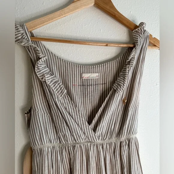 Odd Molly Stripe Embroidered Patch Boho Dress - Picture 3 of 6